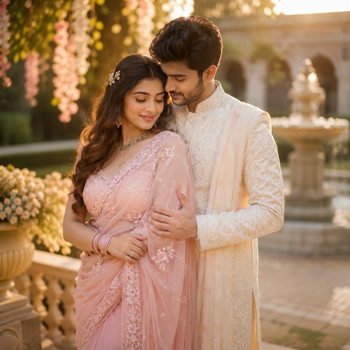 Best Saree Colors for a Pre Wedding Photoshoot